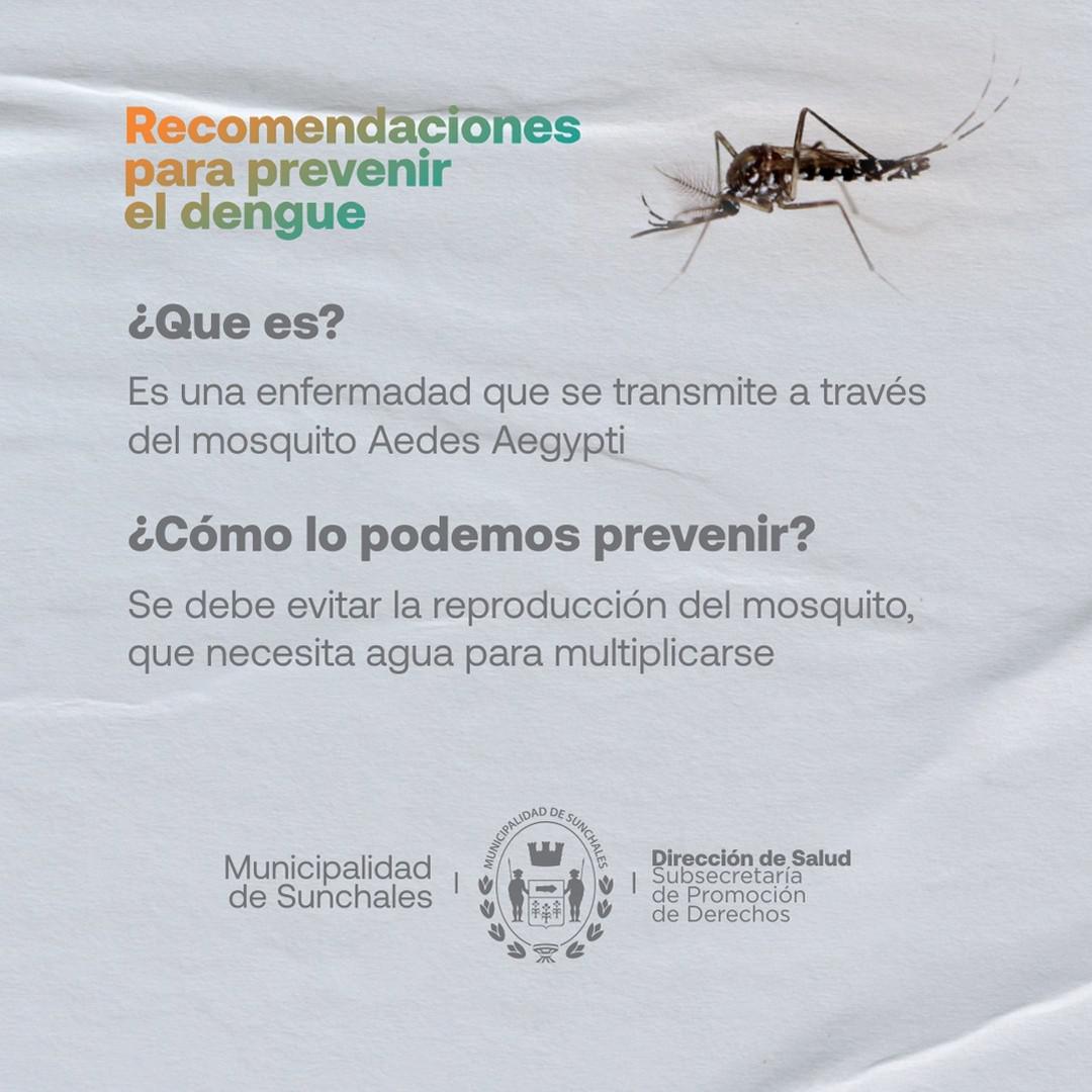 Recomendaciones para prevenir dengue 1