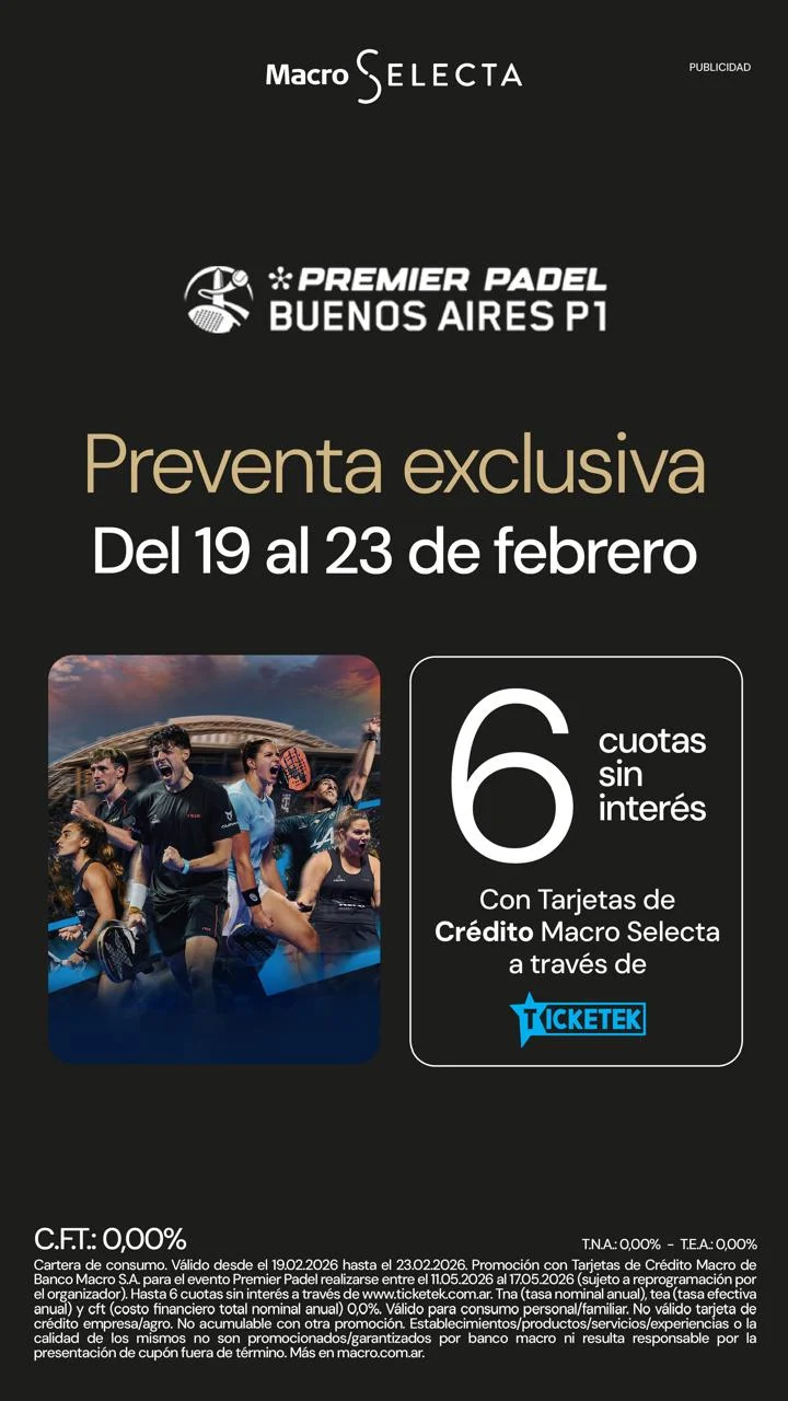 Preventa Premier Padel Bs As P1 2