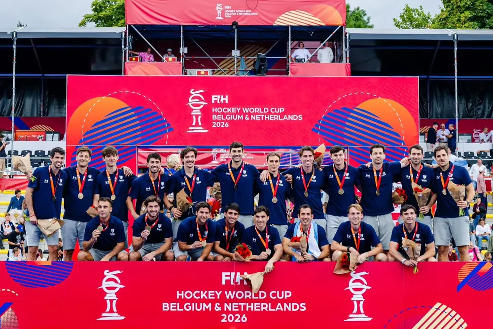 LEONES TERCER PUESTO MUNDIAL HOCKEY 2026 - Credito FIH
