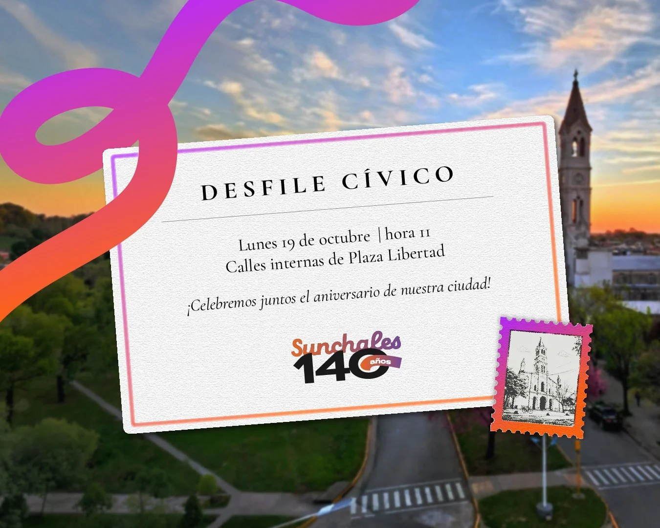 Invitacion Gran desfile civico