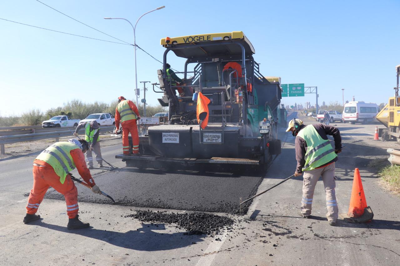 Obras viales en Santa Fe
