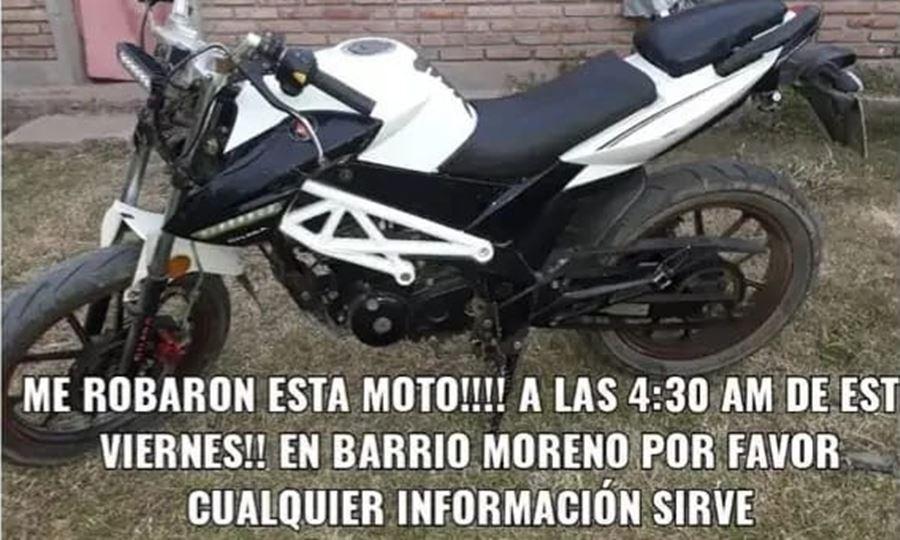 moto robada gilera