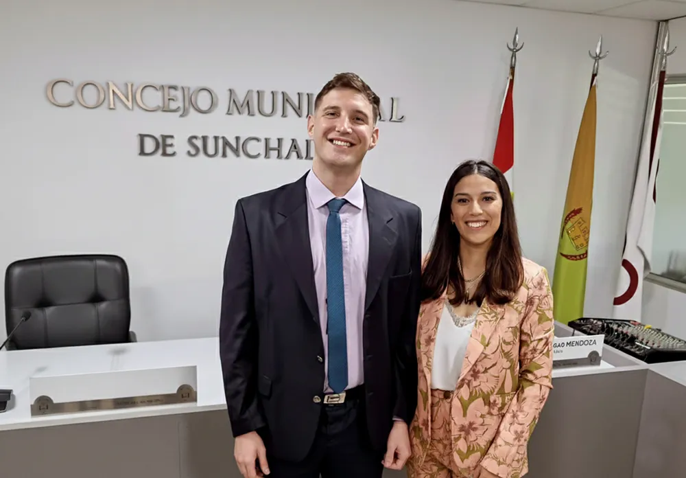 Concejales Juan Astor y Brenda Torriri