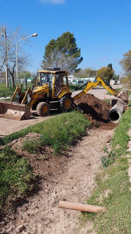 Obra en cuneta Barrio Sancor 2