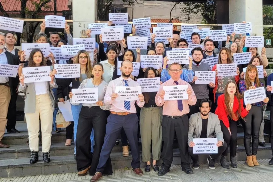 Protesta judiciales Rafaela