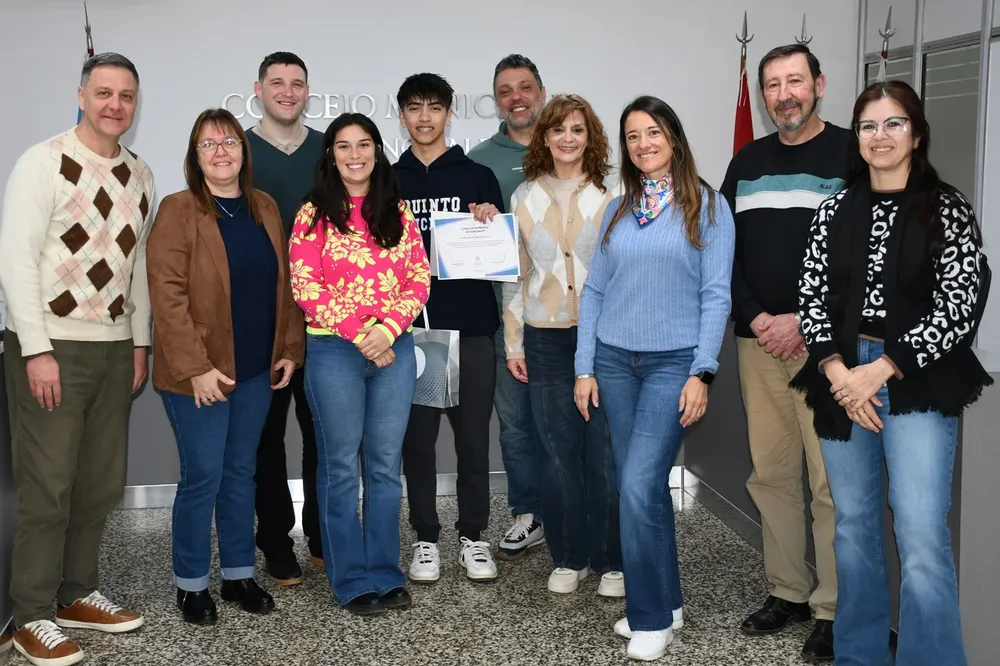 Reconocimiento Lucas Montini