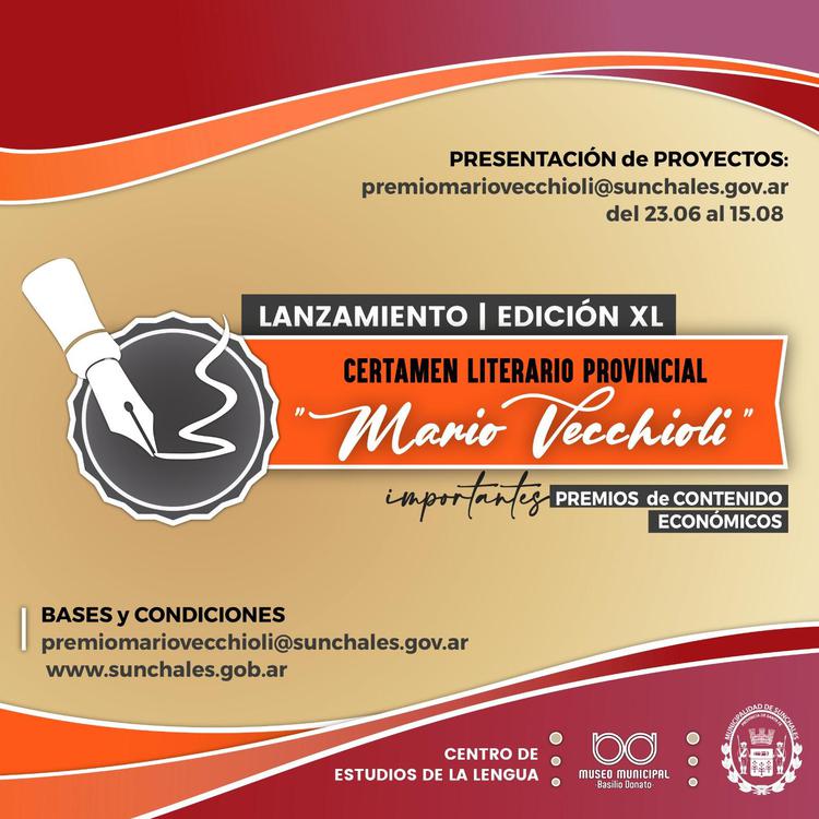 Lanzamiento Premio Mario Vecchiol Edicion XL