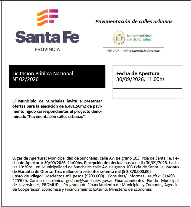 Licitacion Publica Nacional 2-2026