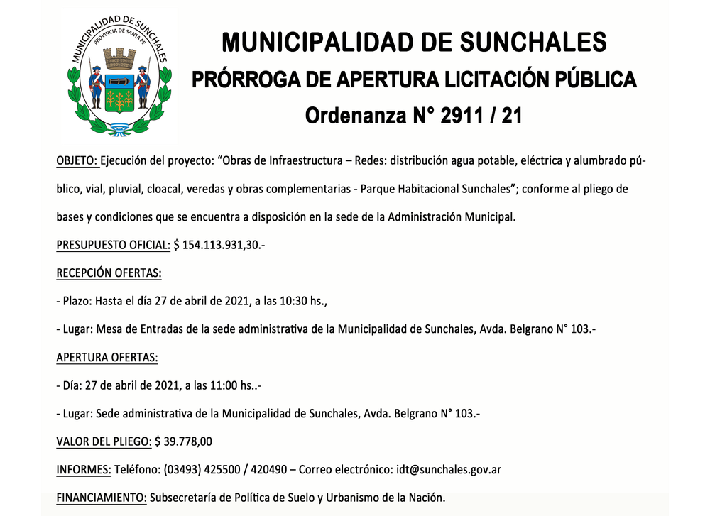 Licitacion 2911-21 bis