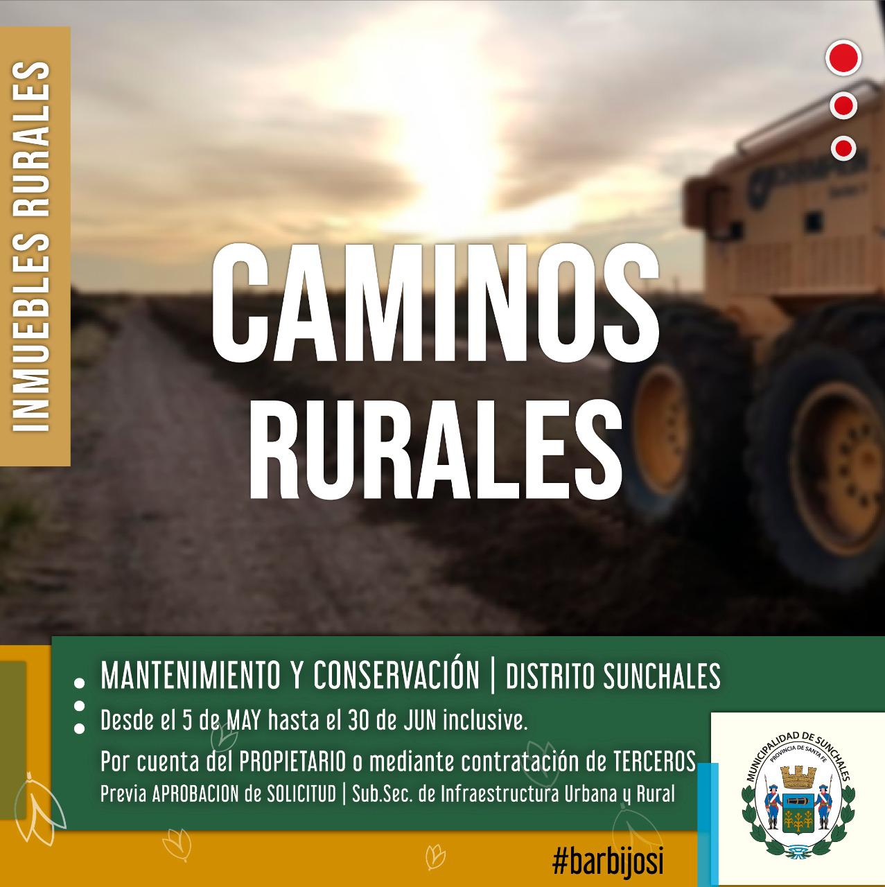 caminos rurales