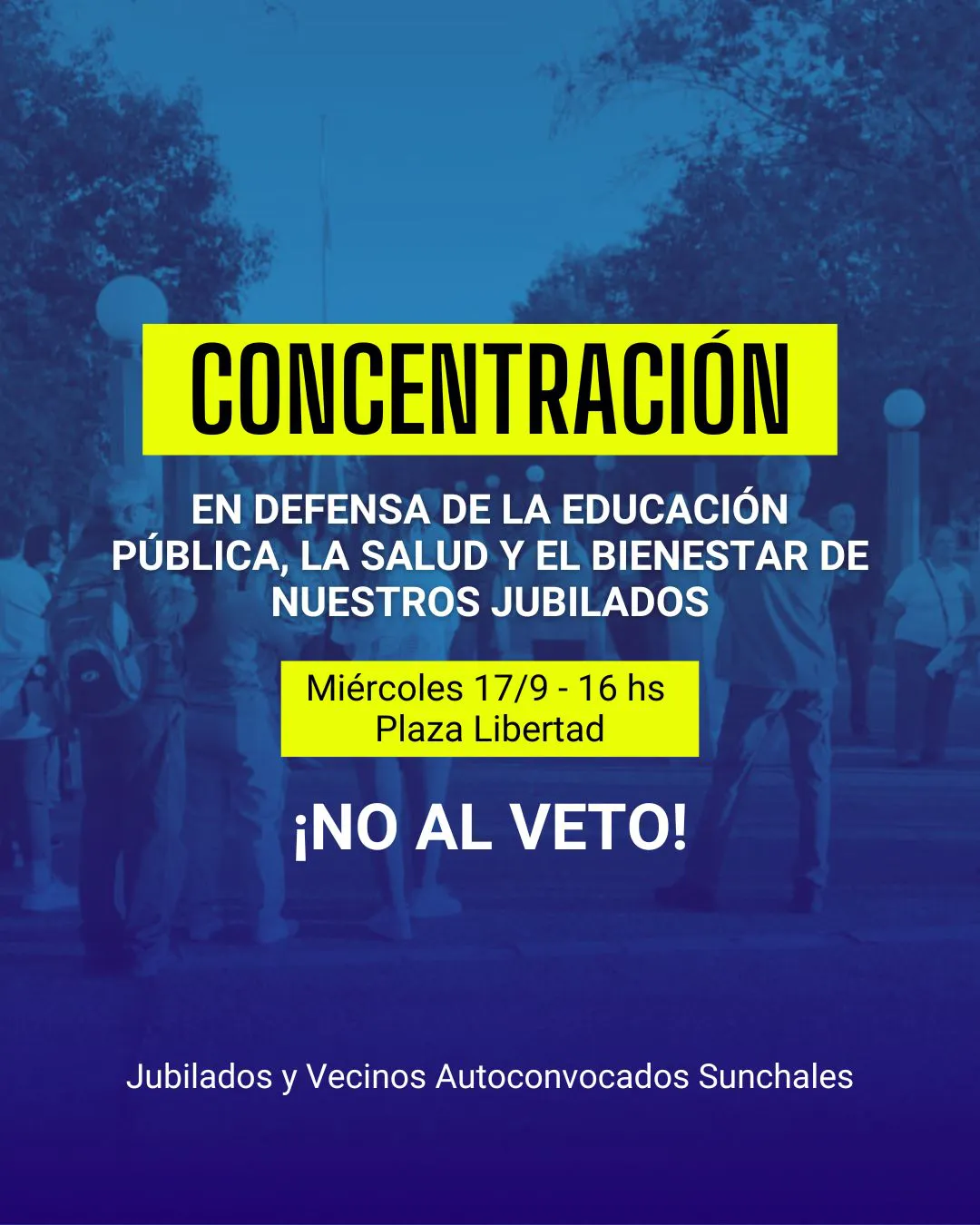 Concentracion por la Universidad