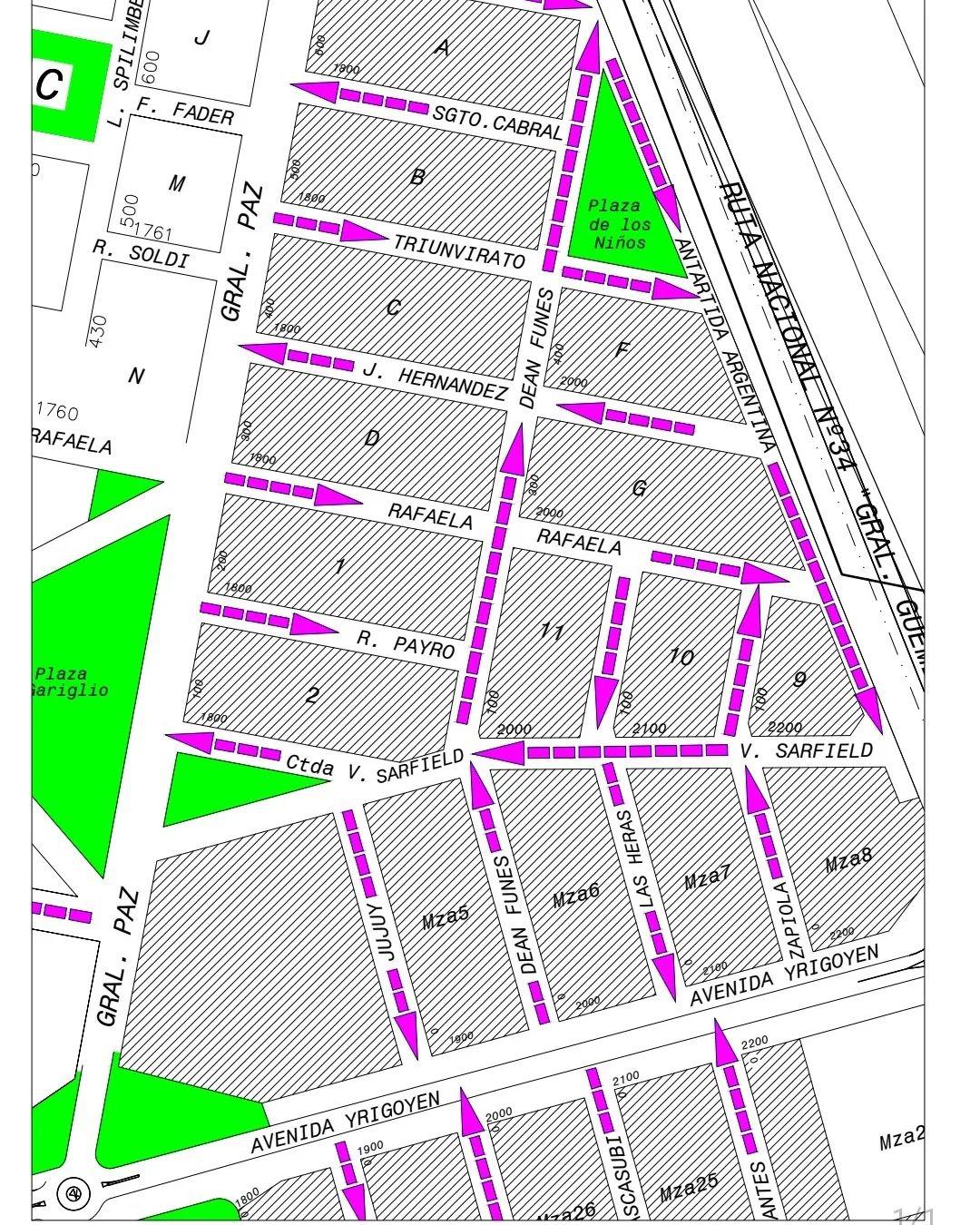 Cambios calles Villa del Parque 1