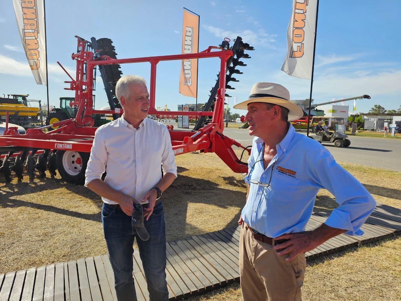 Dionisio Scarpin en Expoagro