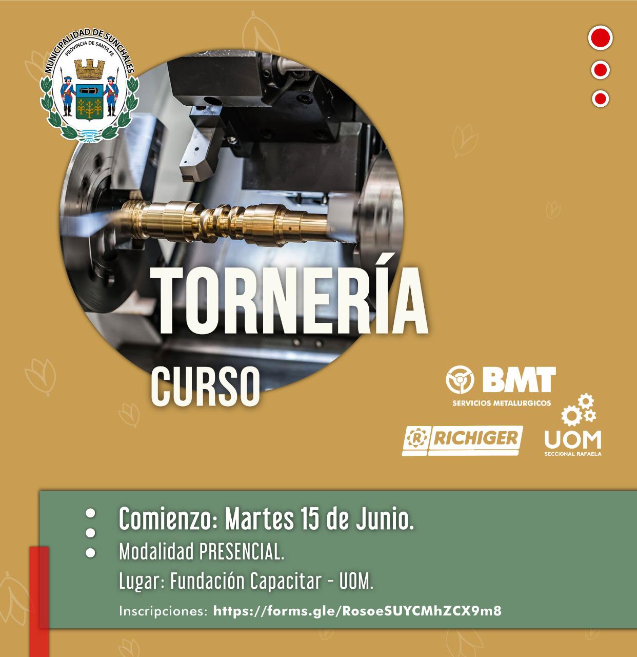 curso torneria