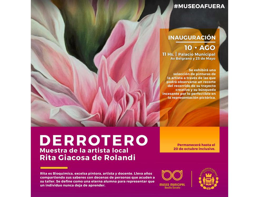 Flyer inauguración Muestra Rita Museo Afuera