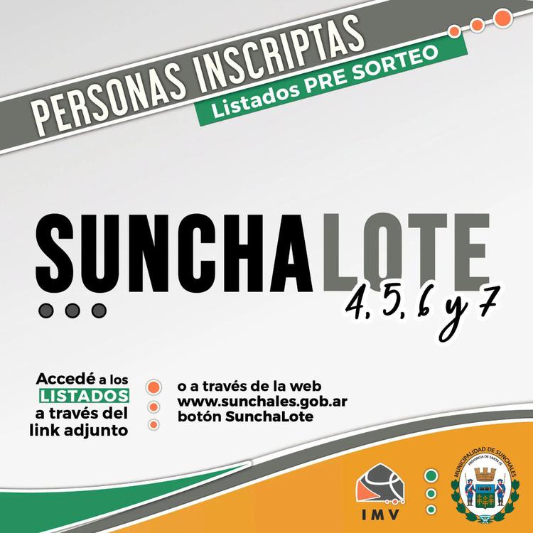 Listado sunchalote