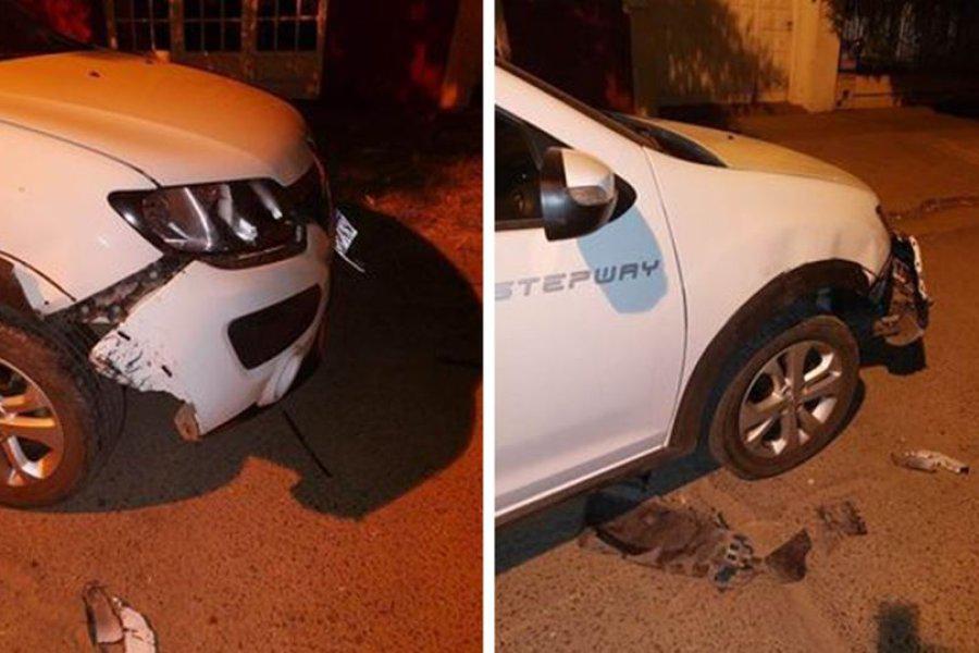 auto dañado por perros