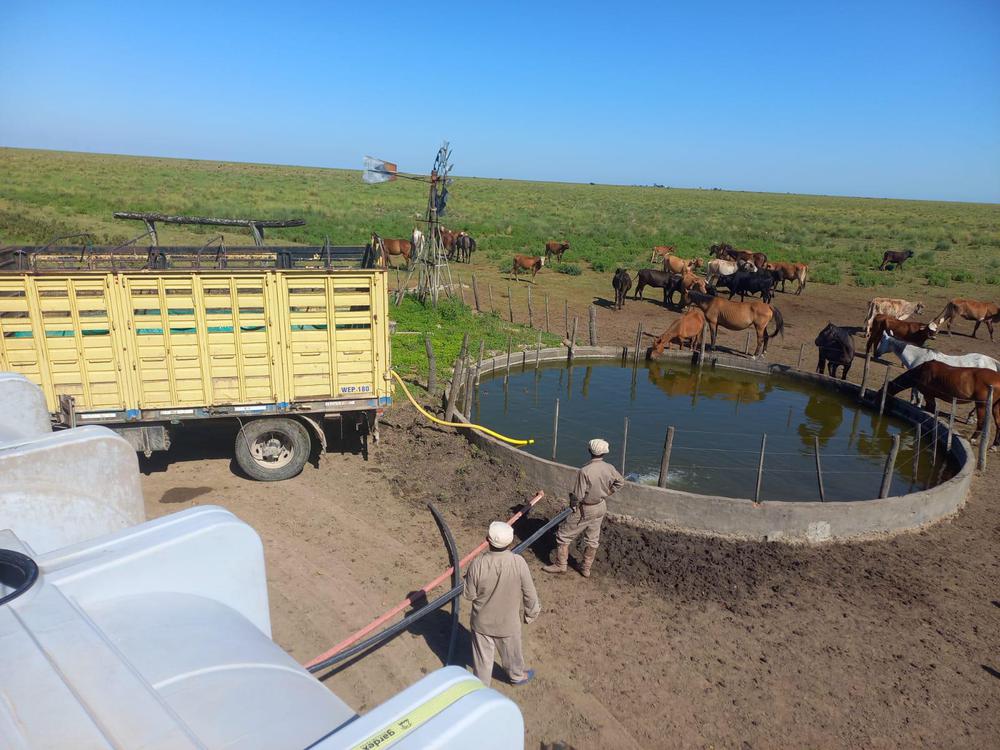 Asistencia al campo por sequia
