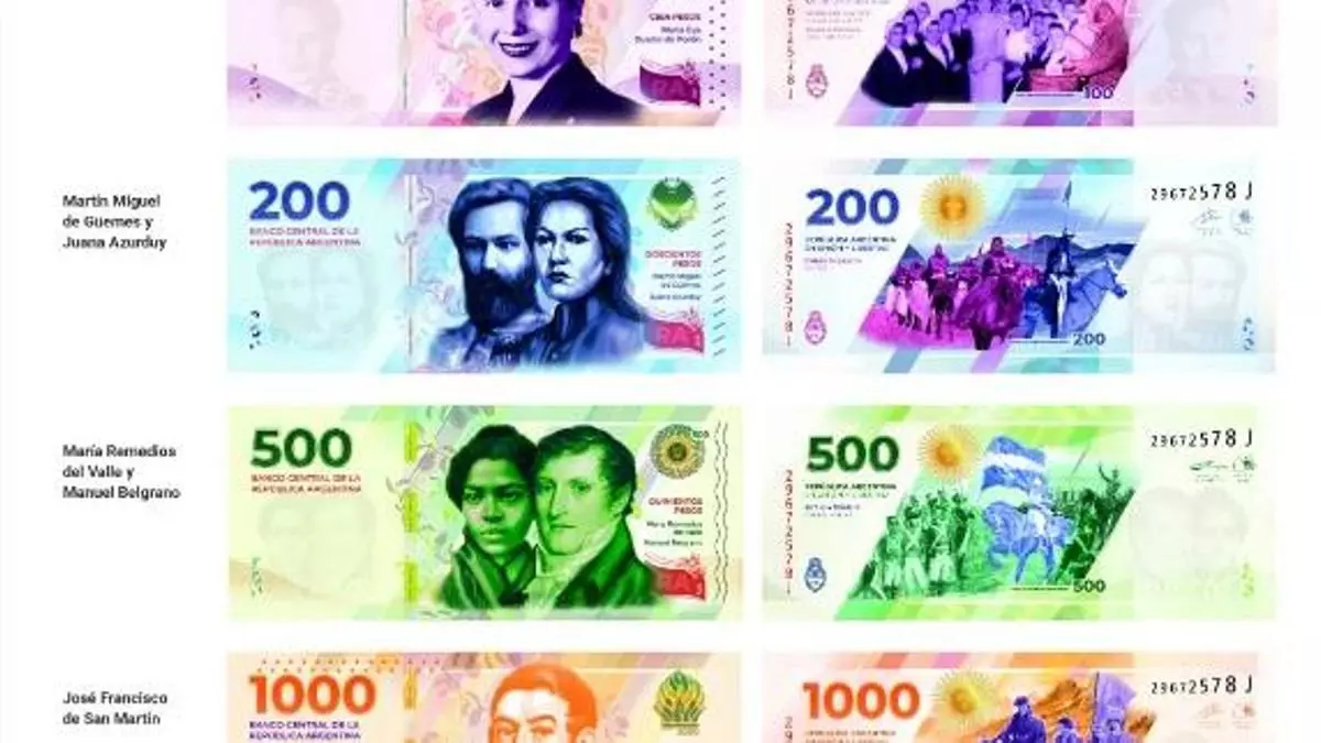 billetes argentinos