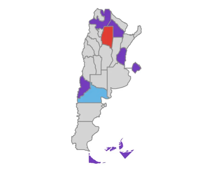 Mapa electoral pais senadores