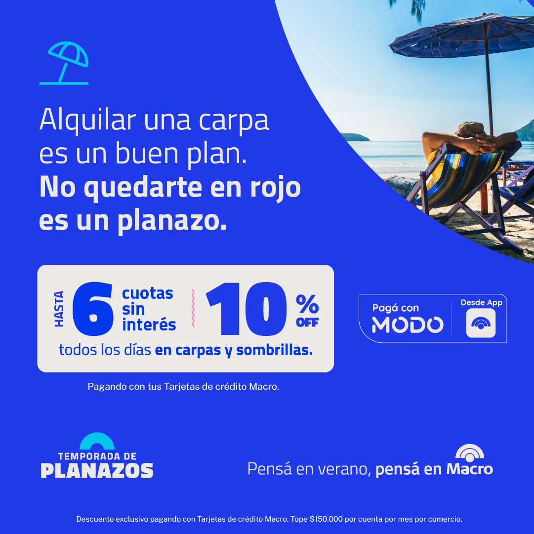Alquiler una carpa