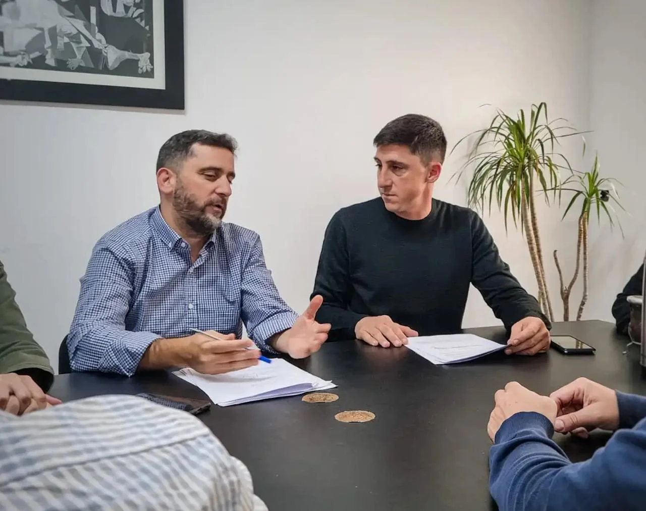 Pablo Cuvertino y Paco Garibaldi