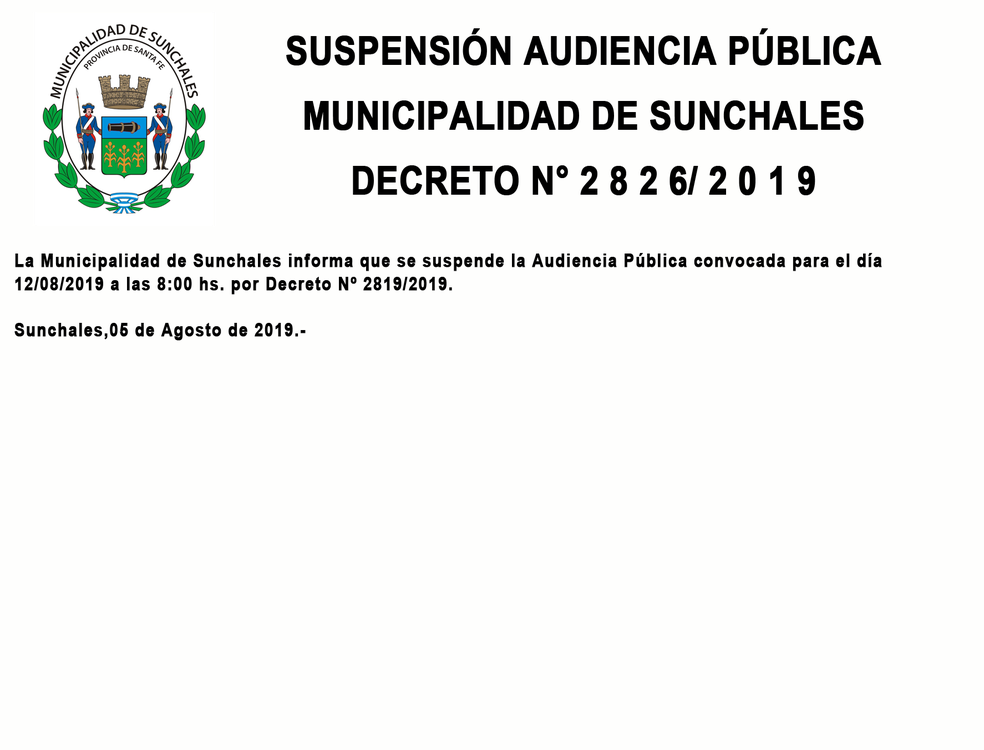 Anulacion Audiencia pública