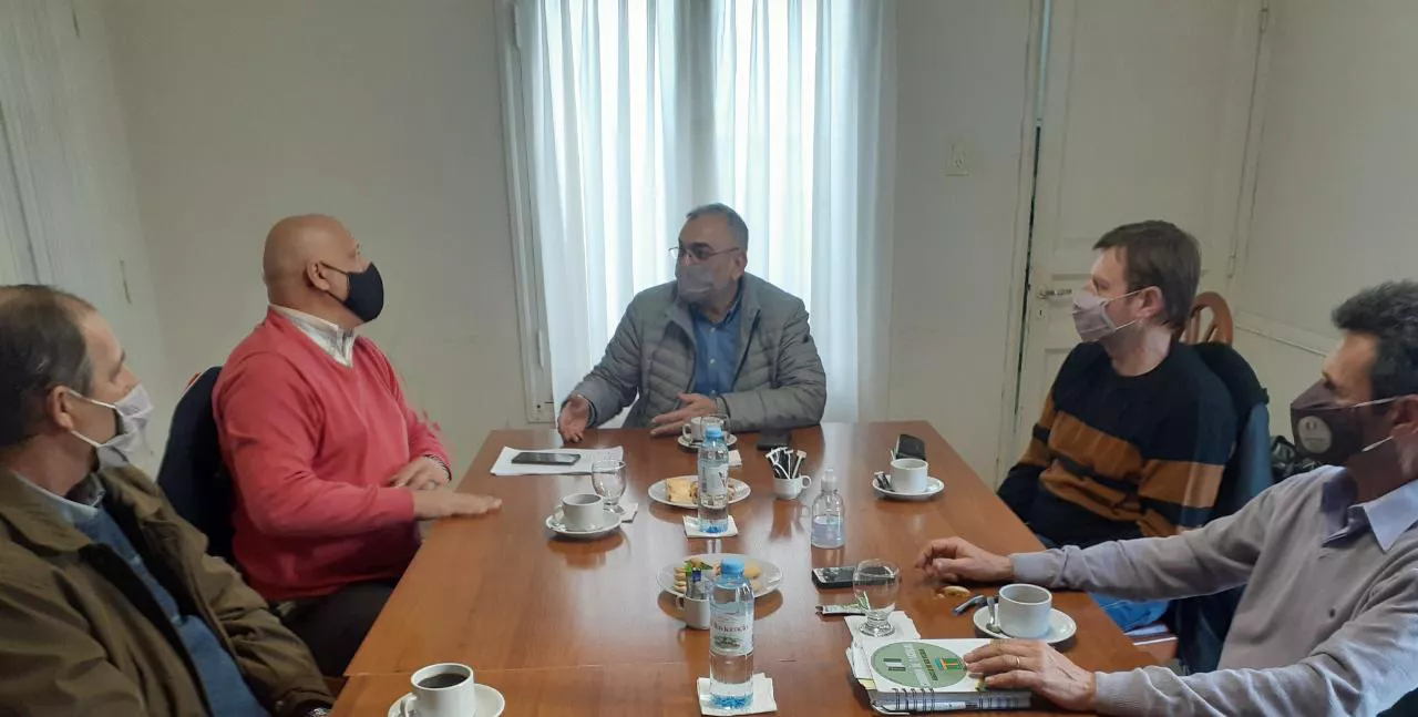 Reunión con presidente de ENERFE desarrolada en la ciudad de Santa Fe