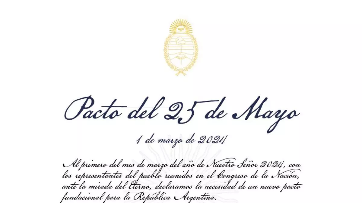 Pacto del 25 de Mayo