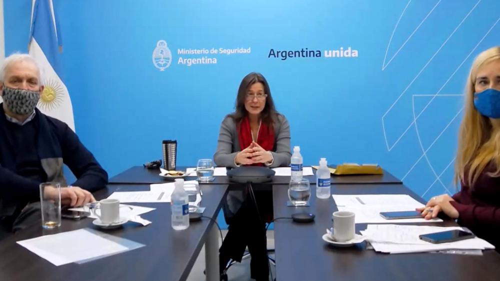 ministra de seguridad frederic