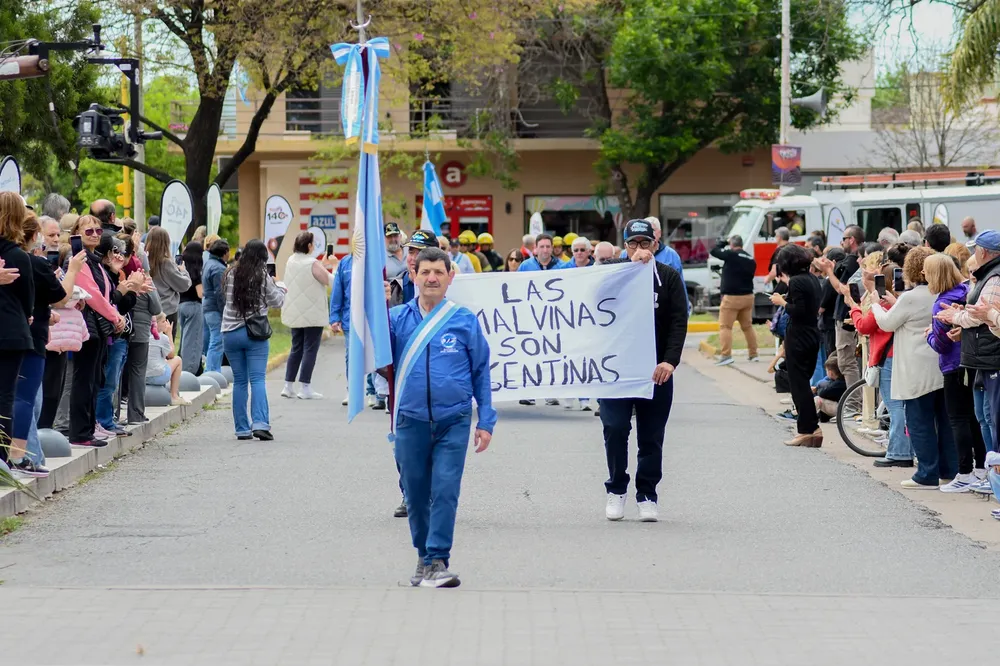 Veteranos de Malvinas en 140 años de Sunchales 1