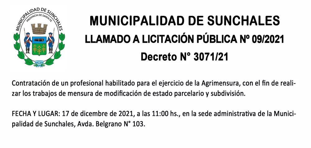 Licitacion 09-2021