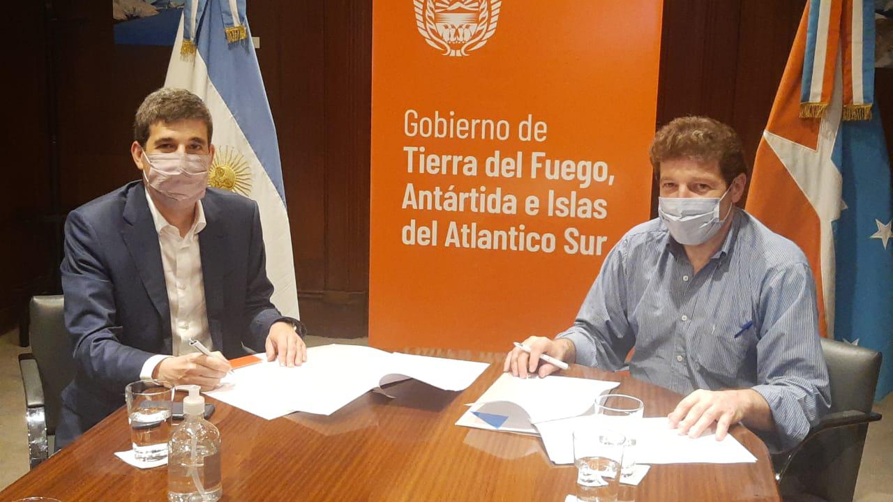 Firma convenio TDF