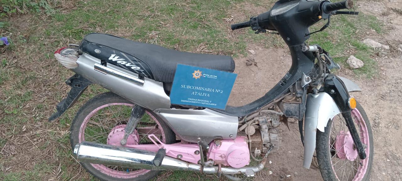 Moto secuestrada 10-11-23