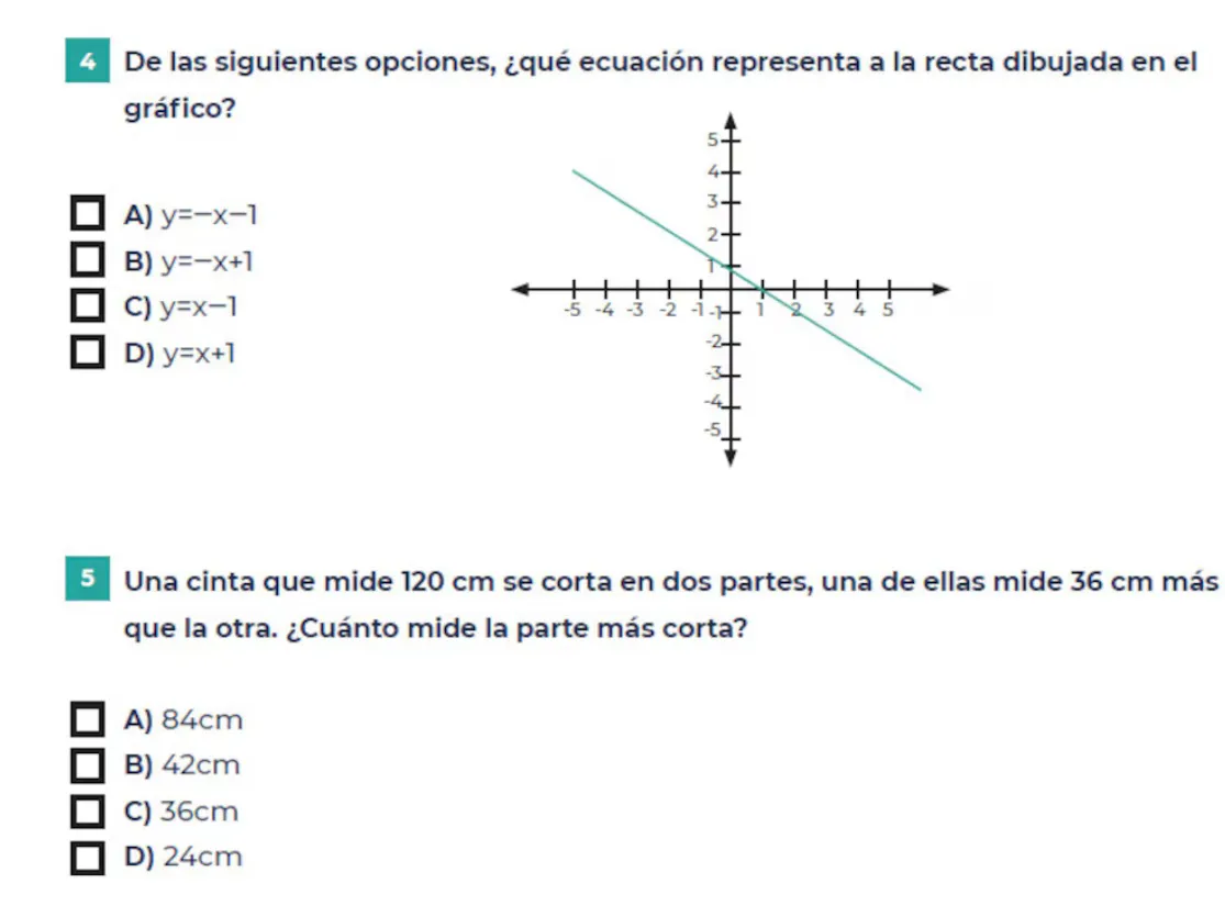Prueba matematicas