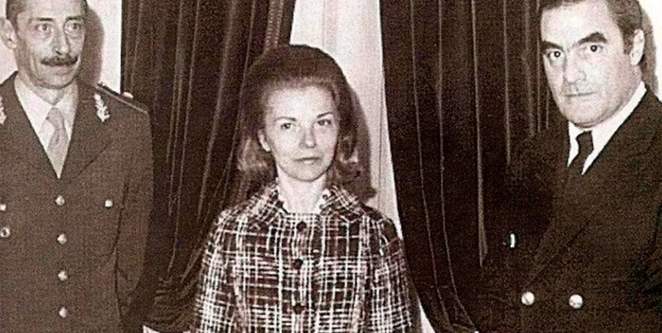Videla, Isabel Perón y Massera