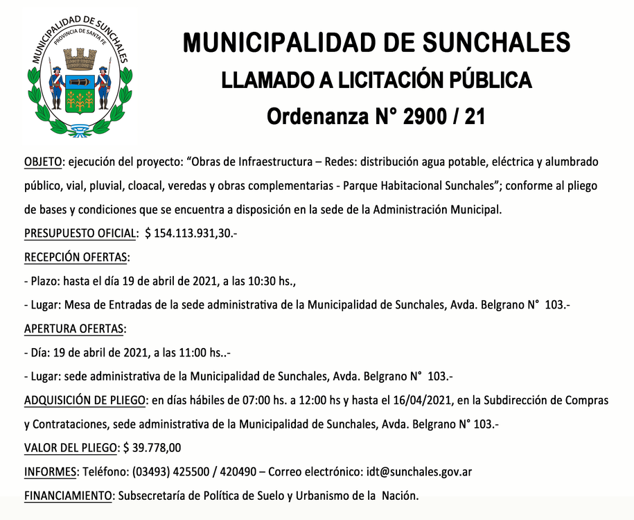 Licitacion 2900-21