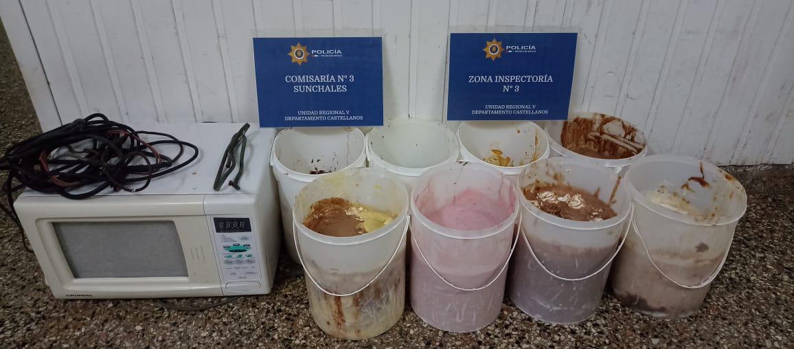 Recupero botin heladeria