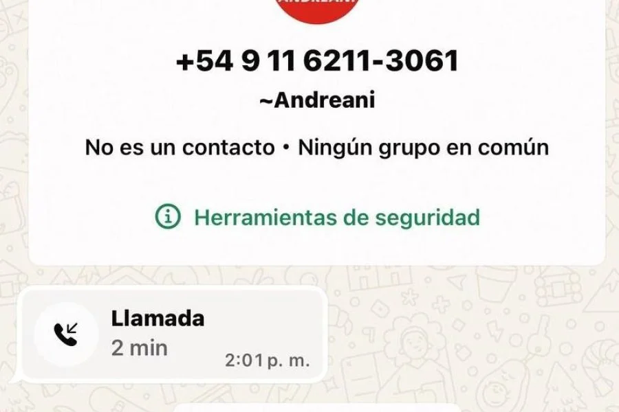 estafas telefónicas usando el nombre de Andreani