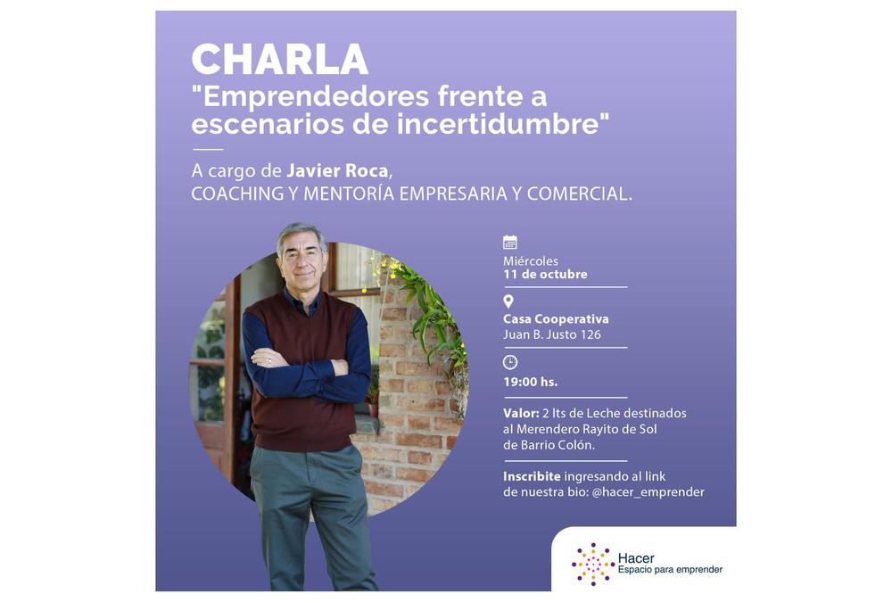 Charla Emprendedores Frente a escenarios de Incertidumbre