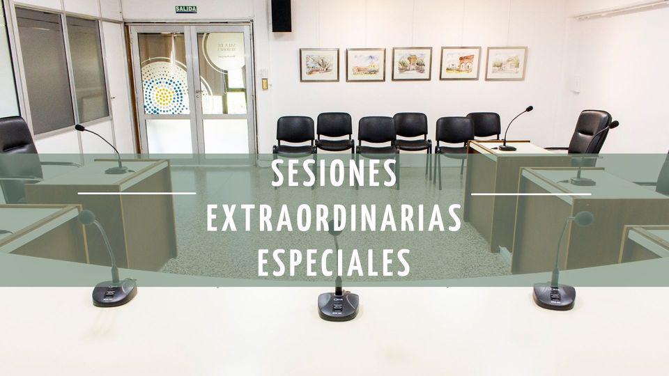 sesiones extraordinarias especiales