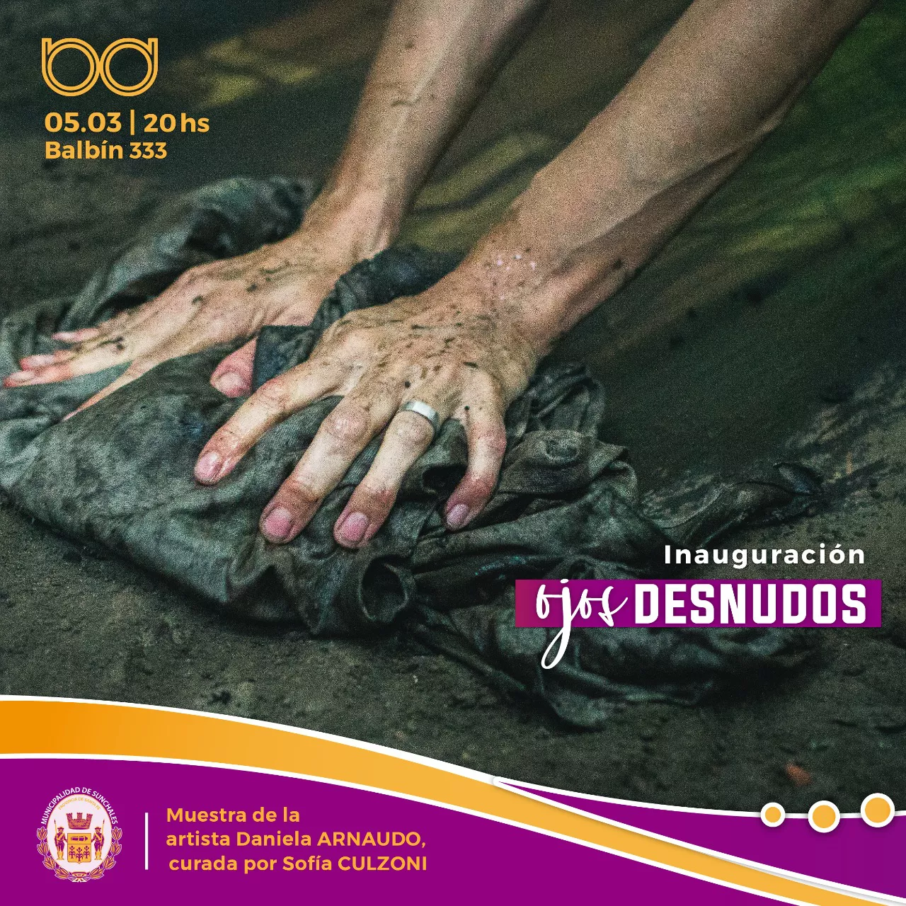 Flyer Muestra Iauguración