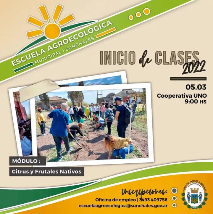 Inicio clases escuela agroecologicas
