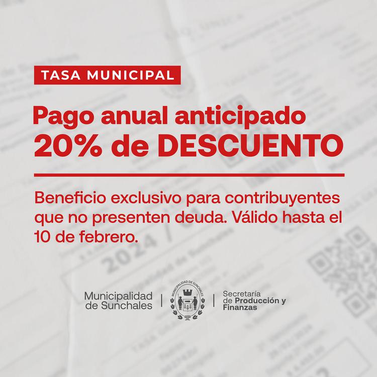 Pago anual anticipado