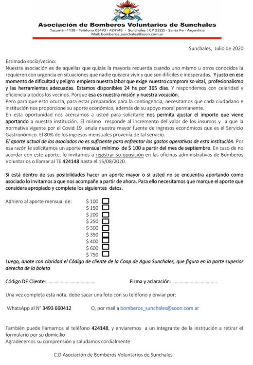 NOTA bomberos