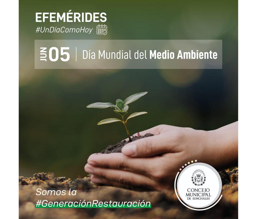Concejo adhiere al Dia Mundial del Ambiente 2