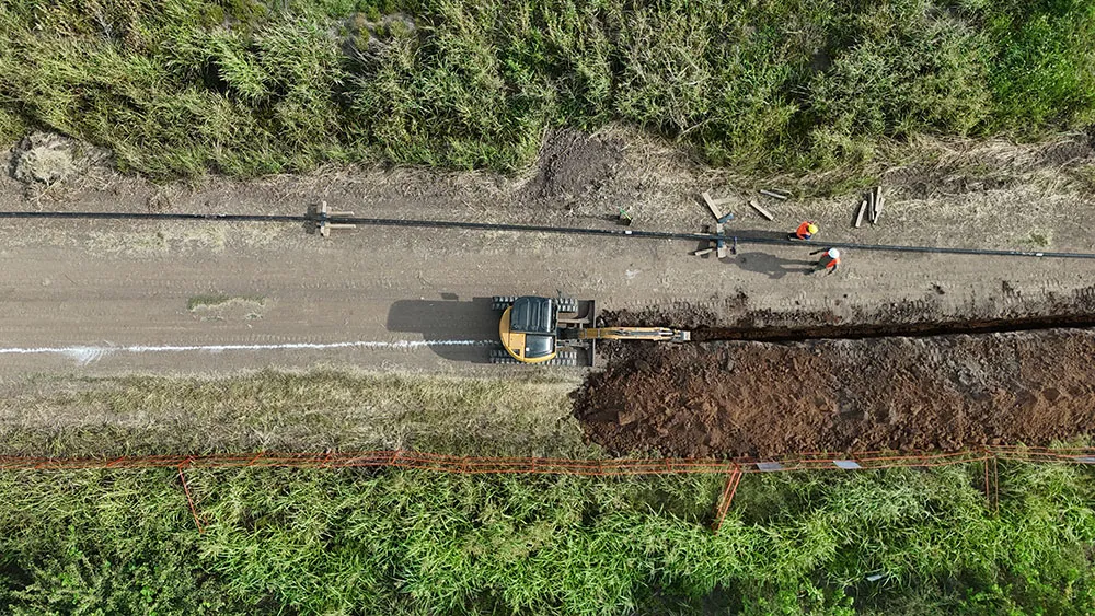 Imagen drone - gasoducto 2