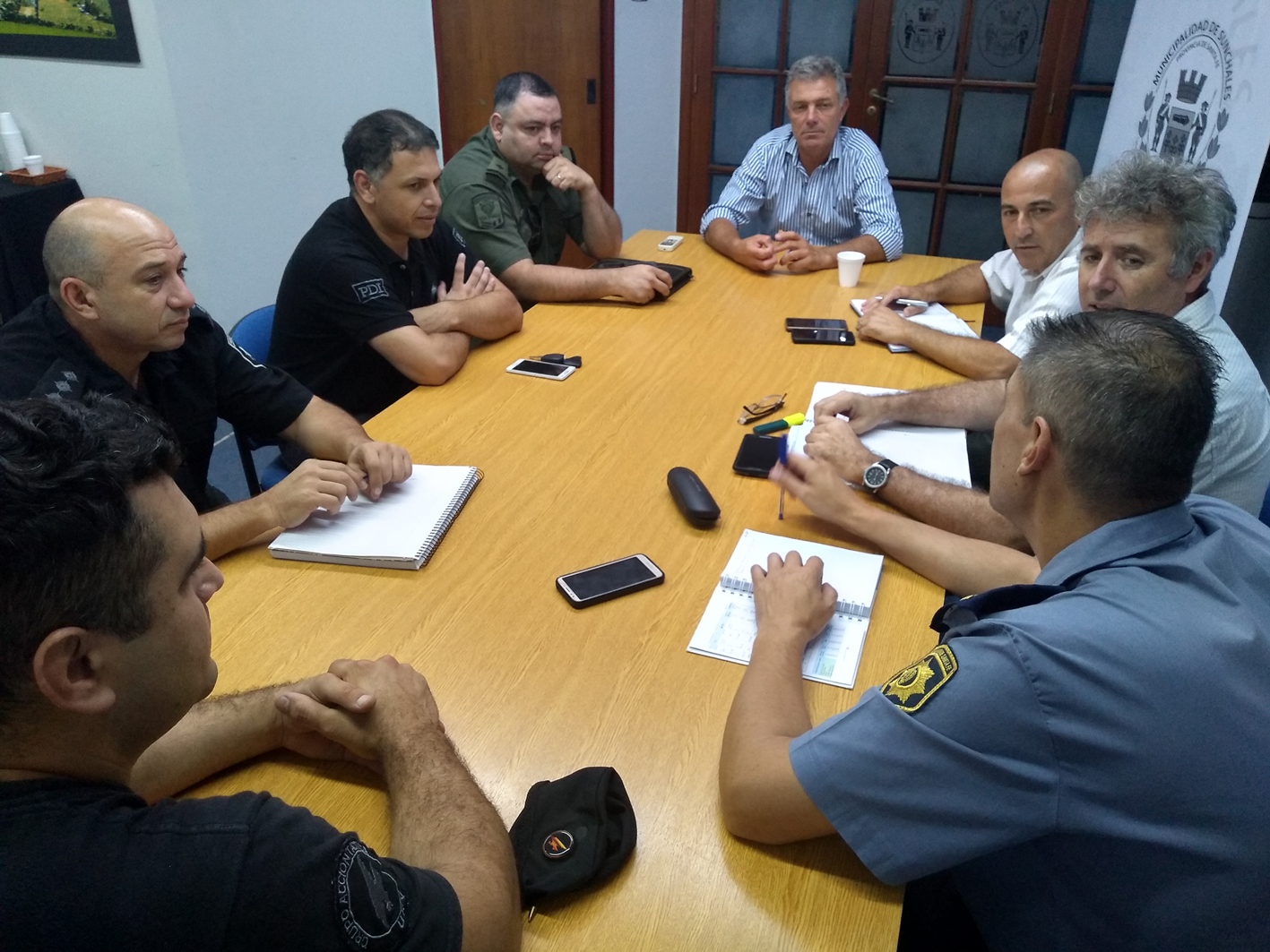 mesa de trabajo seguridad