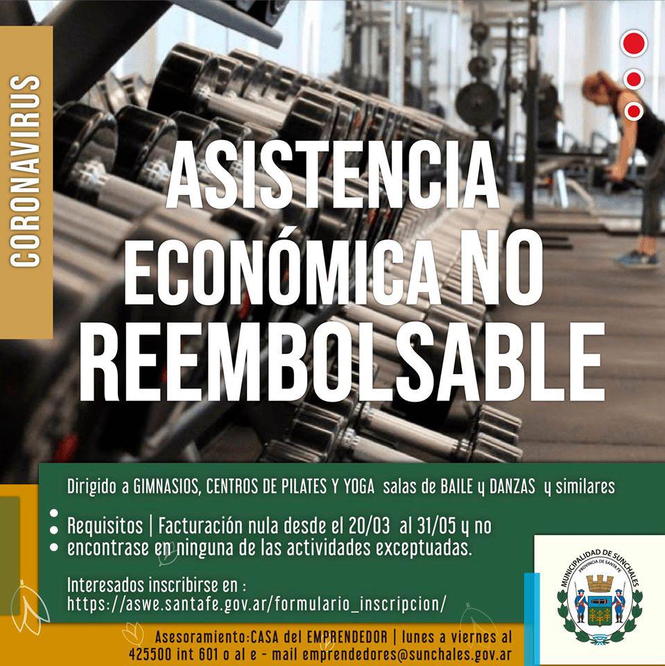 asistencia economica no reembolsable