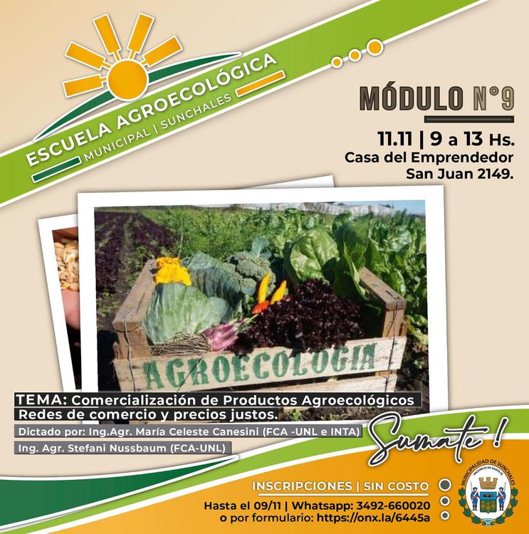Escuela Agroecologica - Comercializacion productos